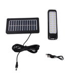 3 Modes Outdoor Indoor Hanging Solar Light  Small 18led  1 Big Led