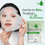 Inlief Hyaluronic Acid 0.1  Aloe Vera 0.5 Hydrating Facial Mask (1 Pc)