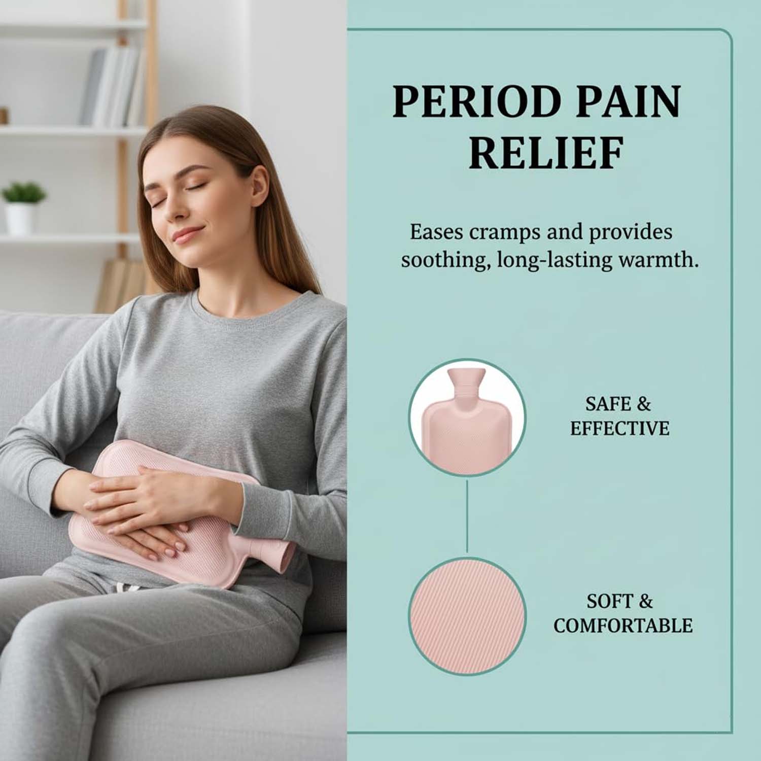 Premium Small Hot Water Bag (21x12cm  1 Pc)