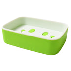 14500 Portable Travel Home Box Cute Cartoons Smile Face Container Draining Holder Soap Dish