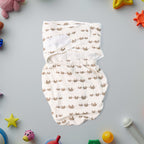 Soft Cotton Adjustable Baby Swaddle Wrap For Newborns (1 Pc)