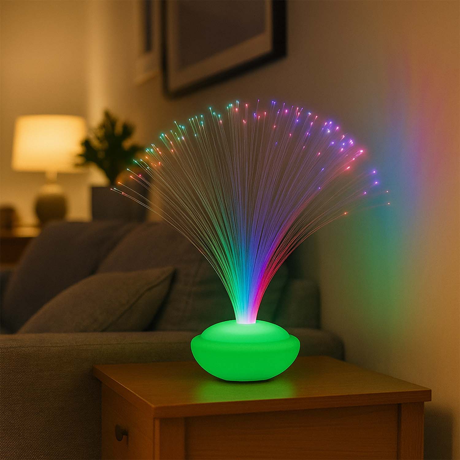 Fiber Optic Led Decorative Lamp (1 Pc)