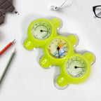 Plastic 3 In 1 Precision Desktop Clock (1 Pc)