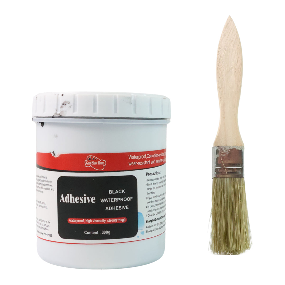 Black Waterproof Adhesive Paste 300 Gm - (Set)