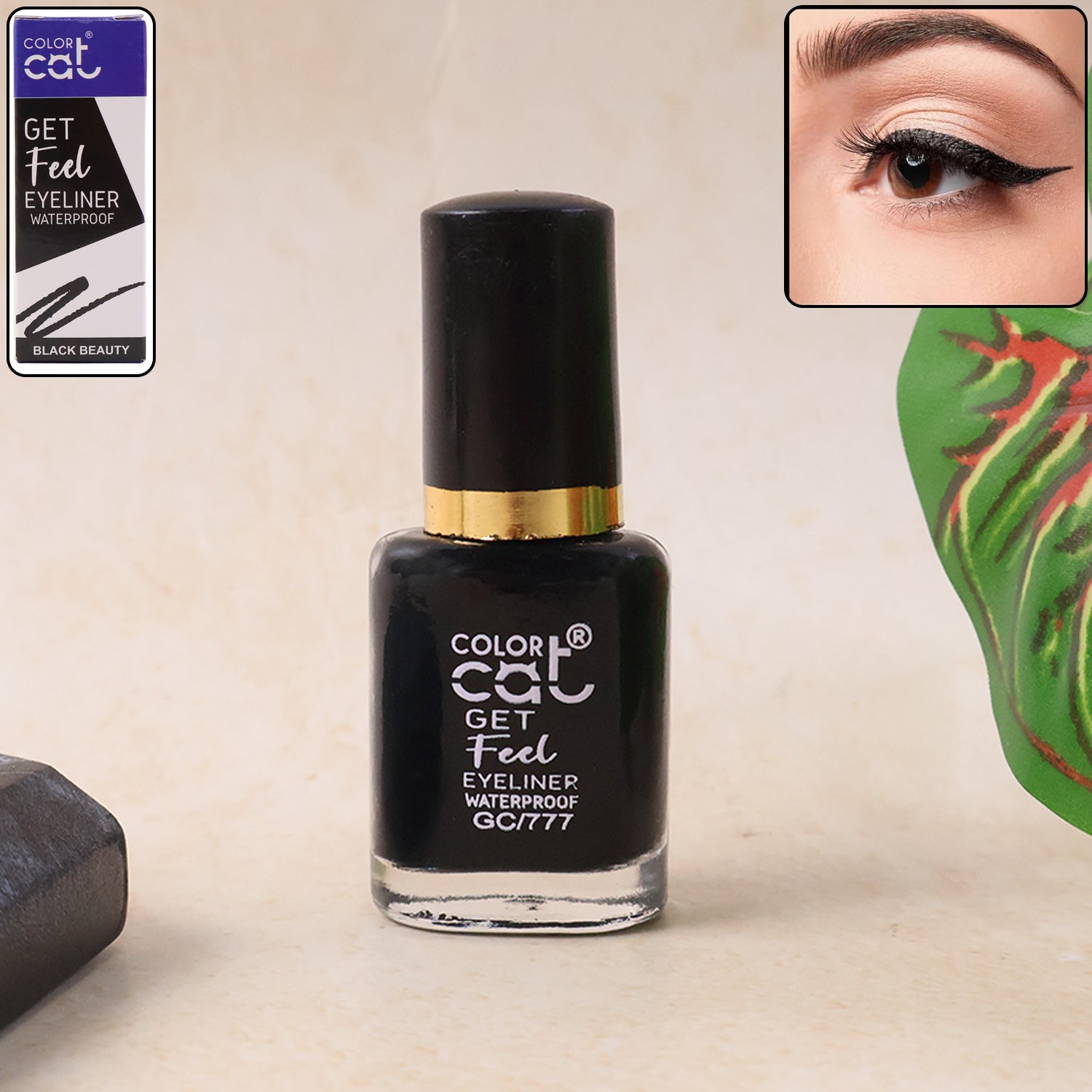 Premium Color Cat Get Feel Waterproof Eyeliner (8 Ml  1 Pc)