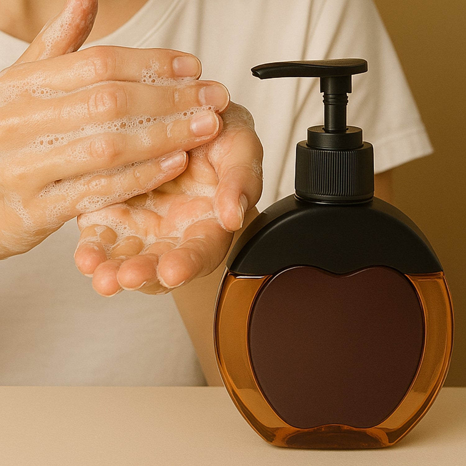 Refillable Liquid Soap Dispenser (350 Ml Approx)