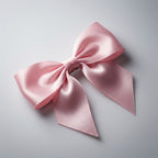Elegant Satin Hair Bow Clip For Girls  Women (1 Pc)