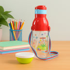 0273 Plastic Tranparent Sports Insulated Water Bottle With Dori  Straw Easy To Carry High Quality Water Bottle Bpa-free  Leak-proof For Kids School For Fridge Office Sports School Gym Yoga (1 Pc 800ml)