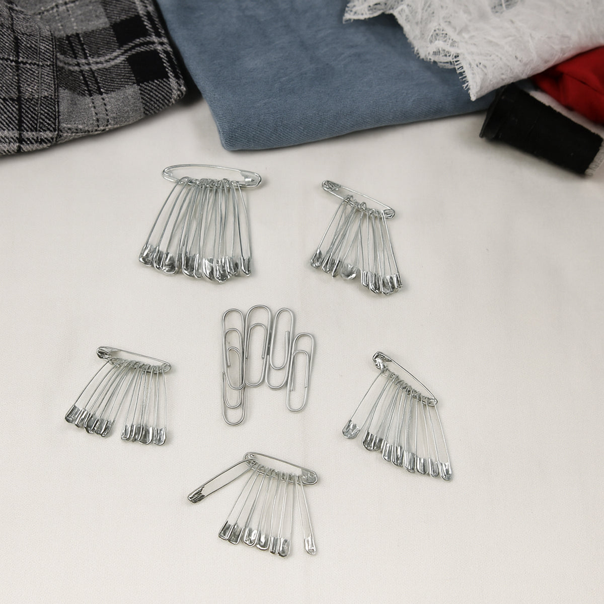 Multipurpose Metal Safety Pin Assortment Set