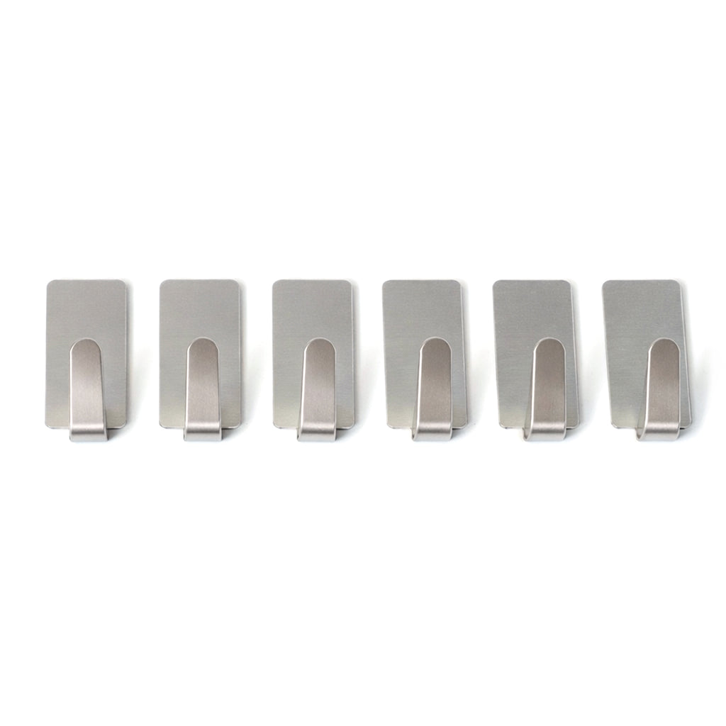 Self Adhesive Wall Hooks Set (Pack Of 6)