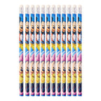 Premium Cartoon-printed Graphite Pencils Set Of 12 Pc