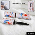 Reusable Sticky Lint Roller With Handle (1 Set)