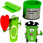 1586 Bio-degradable Eco Friendly Garbagetrash Bags Rolls (24 X 32) (Mix Color)