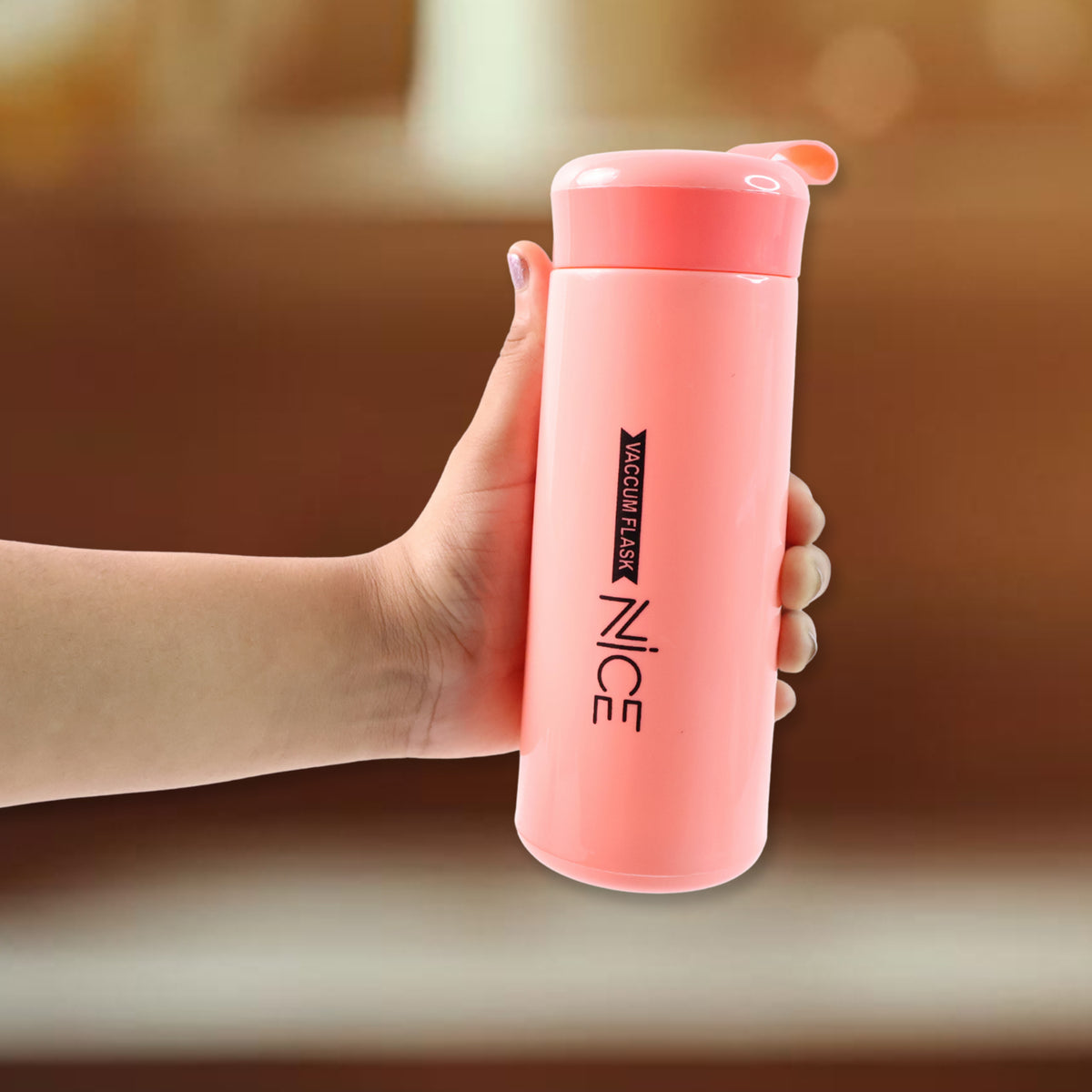 Plastic Vacuum Flask Bottle - (1 Pc  400ml)