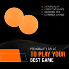 Konex Star Seamless Table Tennis Balls (12 Pcs Set)
