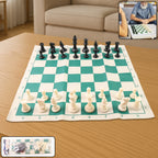 Small Premium Portable Chess Set Plastic Chess Pieces (1 Set)