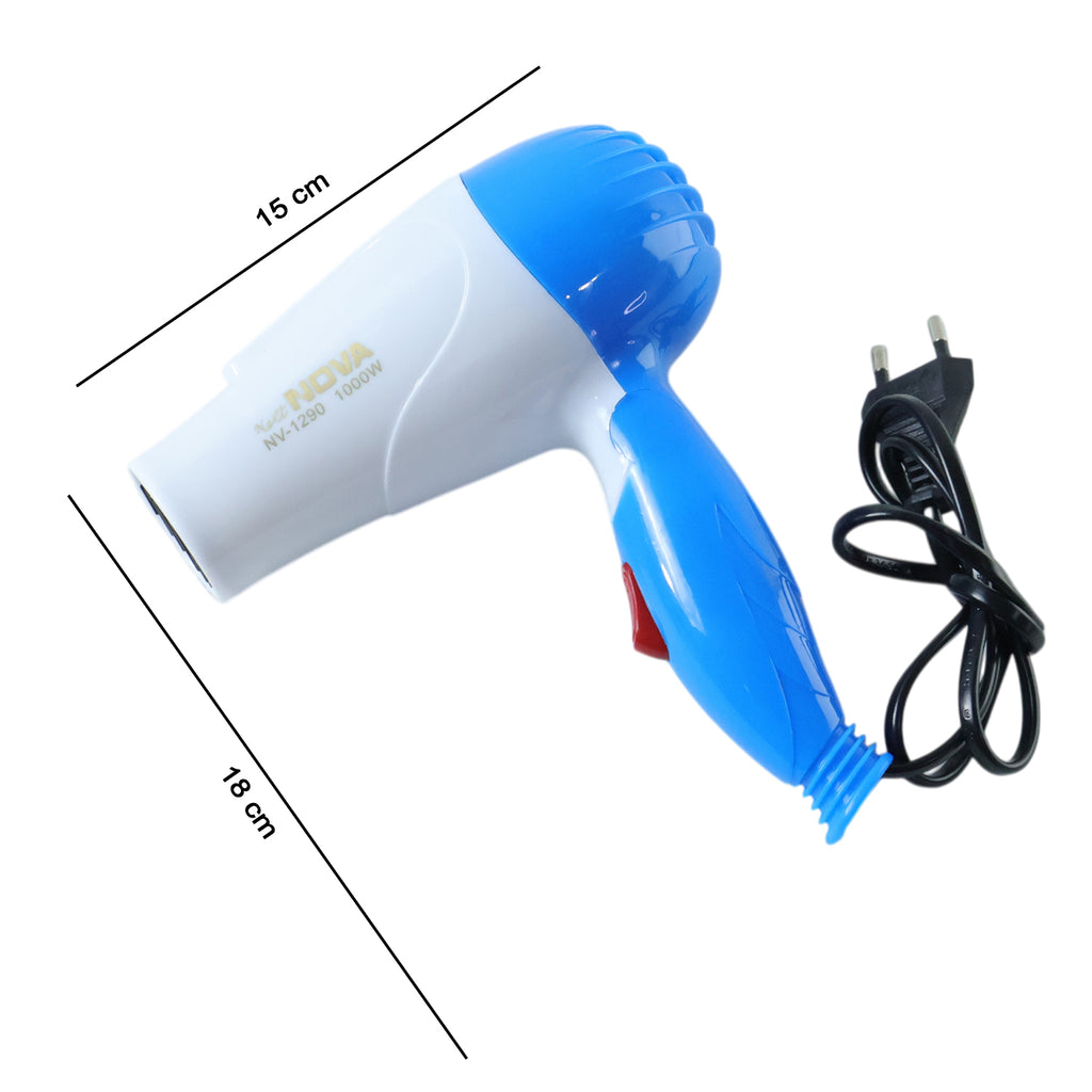 Foldable Hair Dryer With Dual Speed Setting (1 Pc 1000w)