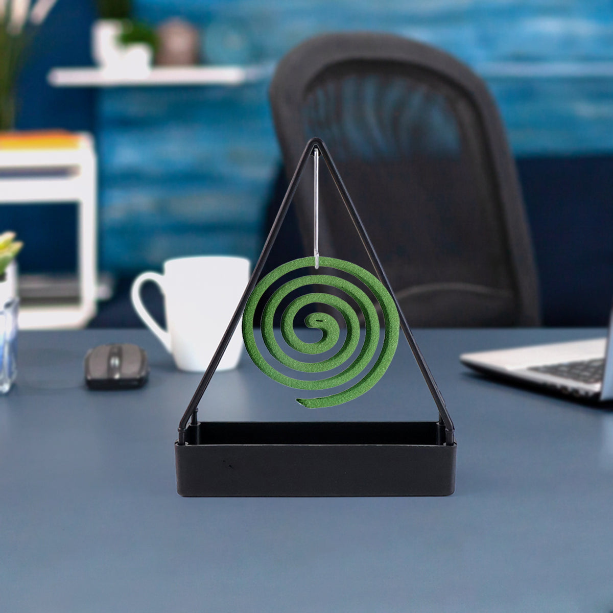 Compact Triangle Mosquito Coil Stand (1 Pc)
