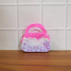 Silicone Pop It Coin Purse With Zipper And Handle (1 Pc)