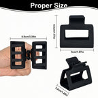 Premium Matte Finish Strong Hold Hair Claw Clip (1 Pc)