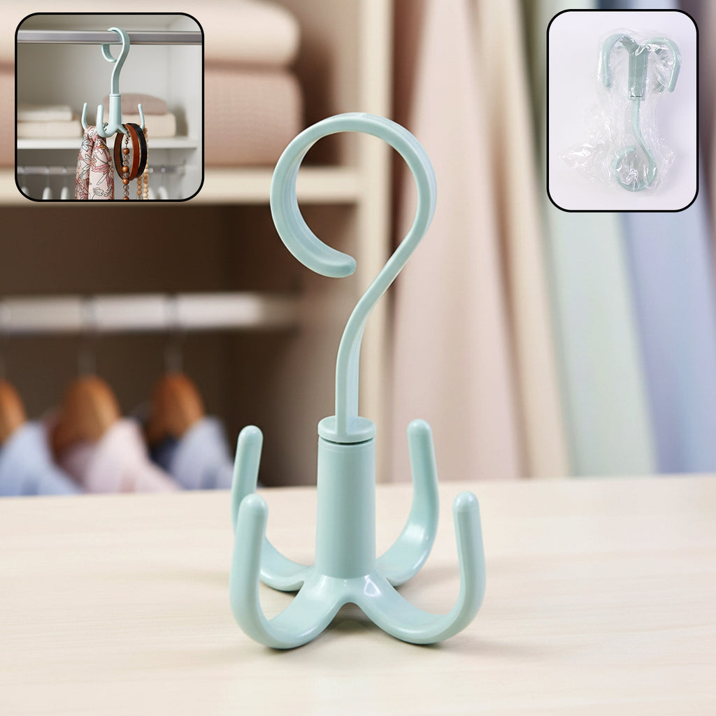 Premium 360 Rotating Multi Hook Closet Organizer Hanger (1 Pc)