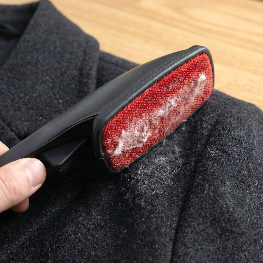 Reusable Double-sided Clothes Lint Remover Brush (1 Pc)