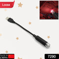 7290  Multipurpose Laser Light Light Galaxy Night Sky Ambiance Laser Micro Projector Atmosphere Ambient Roof Usb Light Car Ceiling Bedroom For Party (1 Pc)