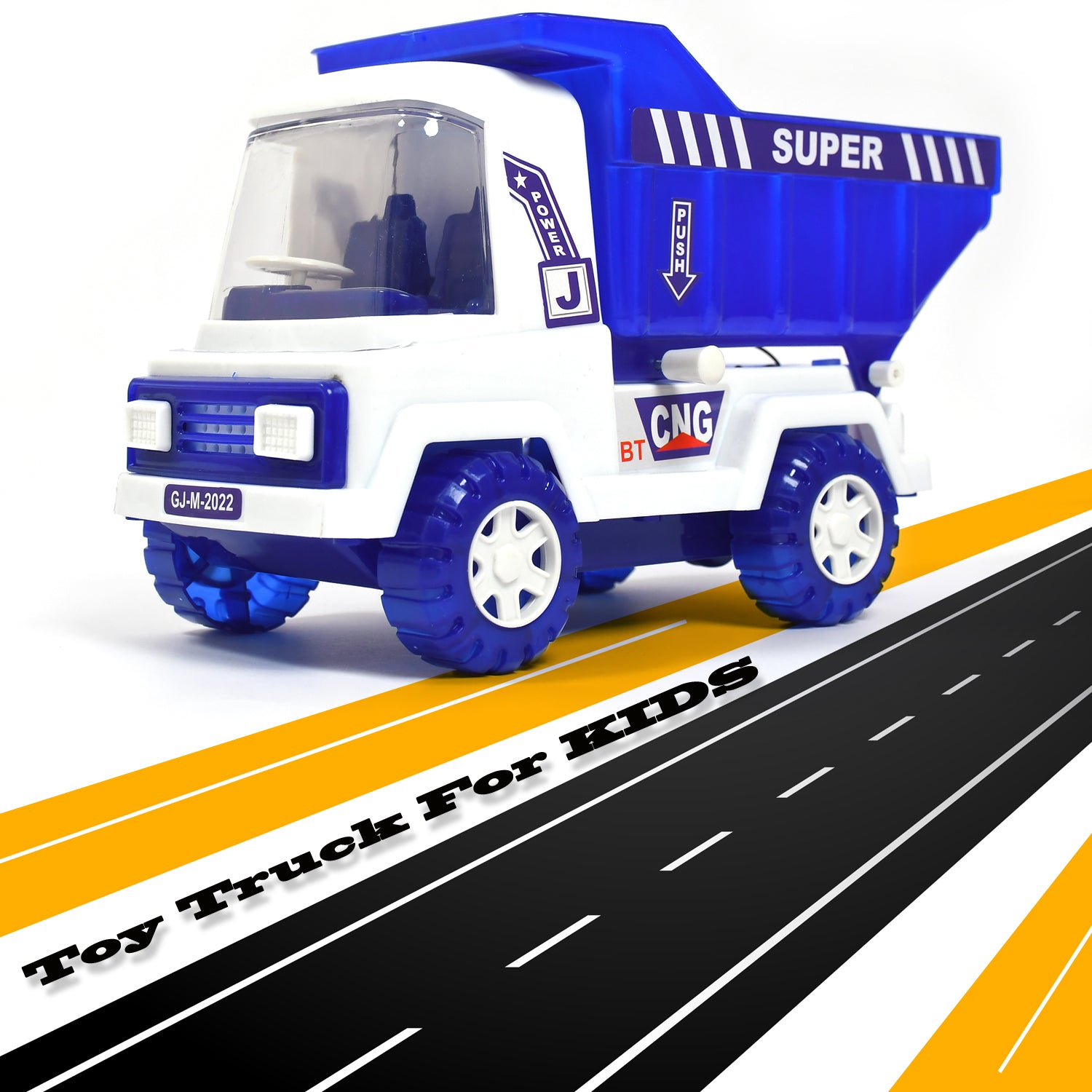 4485 Big Size Friction Powered Dumper Toy Truck For Kids.  With Opening Container Feature.  Strong  Durable Plastic Material.  Indoor  Outdoor Play.  Miniature Scaled Models Truck
