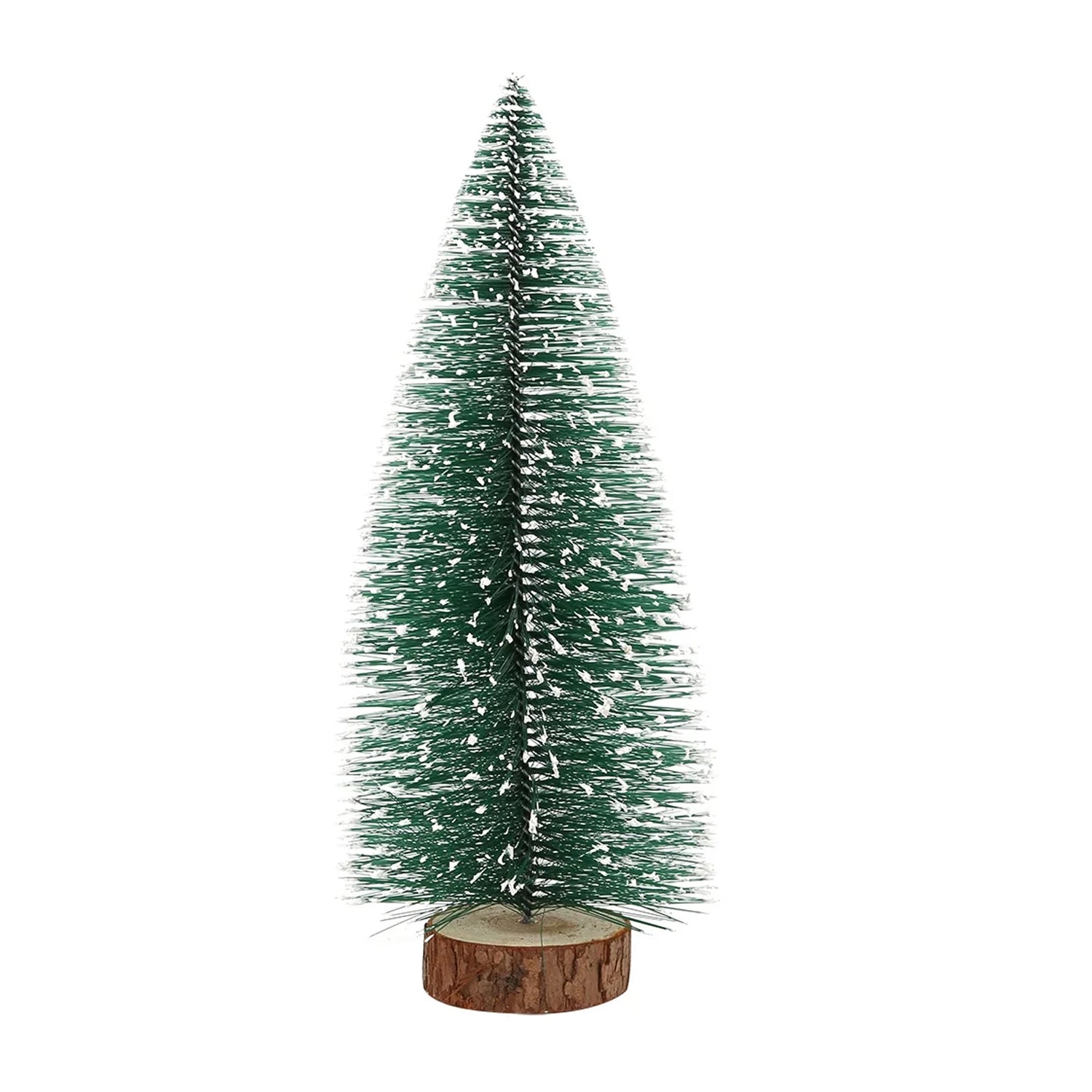 Mini Artificial Christmas Tree With Snow Effect (1 Pc)