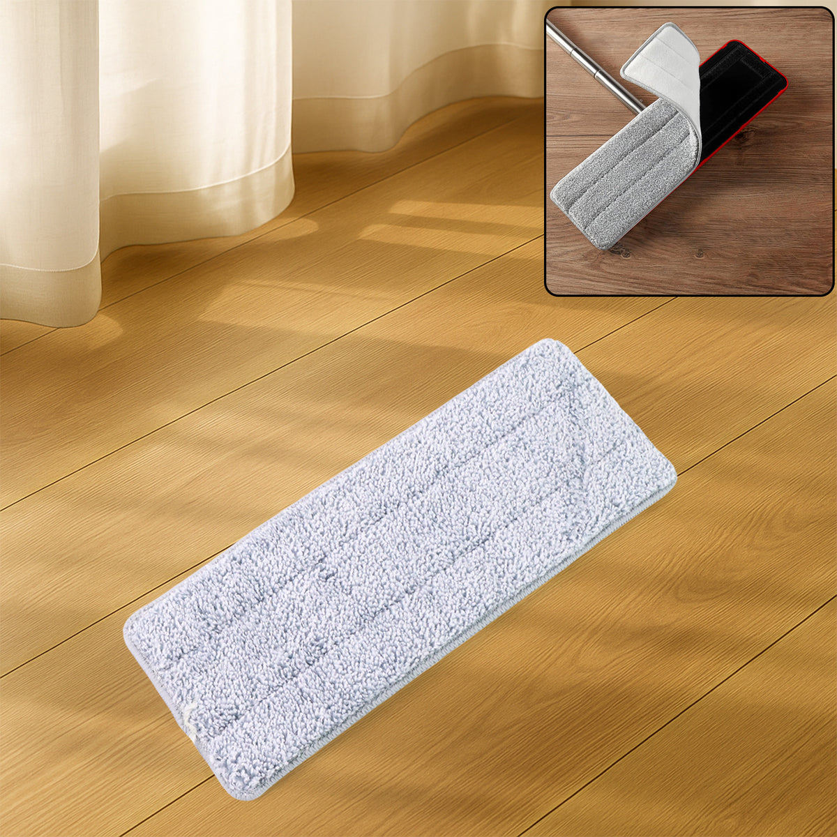 Reusable Microfiber Mop Pad Replacement (1 Pc)