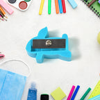 Plastic Small Cute Pencil Sharpener (1 Pc  Mix Design  Color)