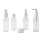 5-in-1 Refillable Travel Cosmetic Bottle Set