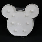 Mickey Shaped Led Decorative Night Light (1 Pc)