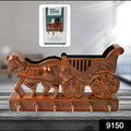 Plastic Rath Design Plastic 6 Hook Key Holder (1 Pc)