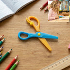 Child-safe Plastic Safety Scissors For Kids (1 Pc)