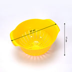 2312 Plastic Fruits Vegetable Noodles Pasta Washing Bowl  Strainer