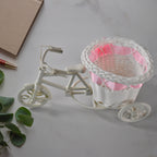 Plastic Cycle Flower Vases For Home Decor Bicycle Flower Pot Stand (1 Pc)