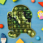 Premium Cartoon Shape Silicone Pop It Fidget Toy (1 Pc)