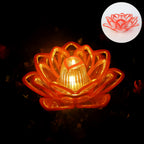 Decorative Lotus Shaped Led Candle Light (1 Pc)